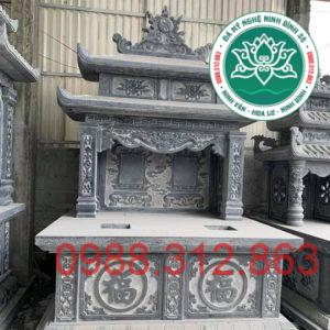 Mẫu Mộ đôi đá MDD 10