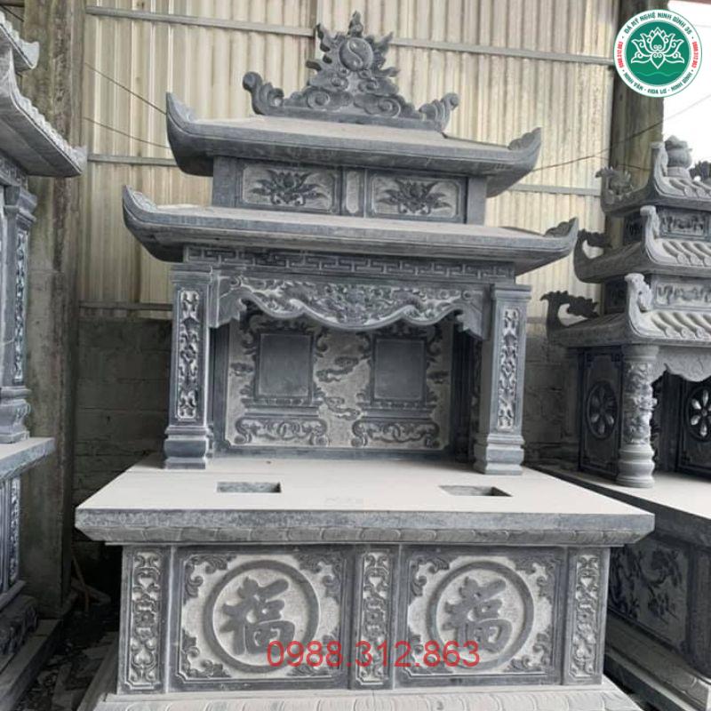 Mẫu Mộ đôi đá MDD 10