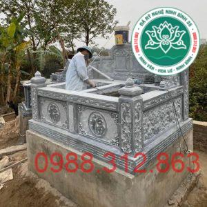 Mẫu Mộ đôi đá MDD 12