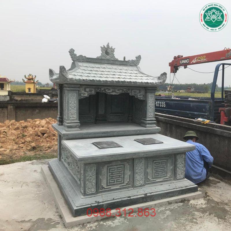 Mẫu Mộ đôi đá MDD 06