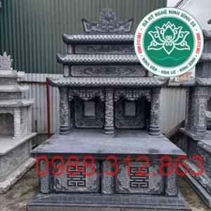 Mẫu Mộ đôi đá MDD 09