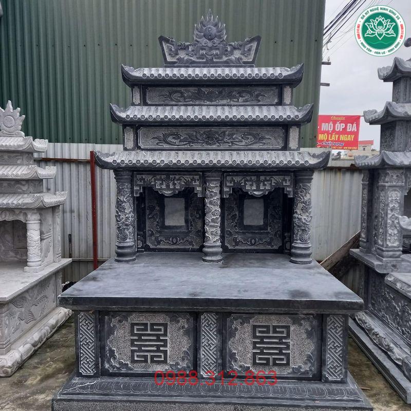 Mẫu Mộ đôi đá MDD 09