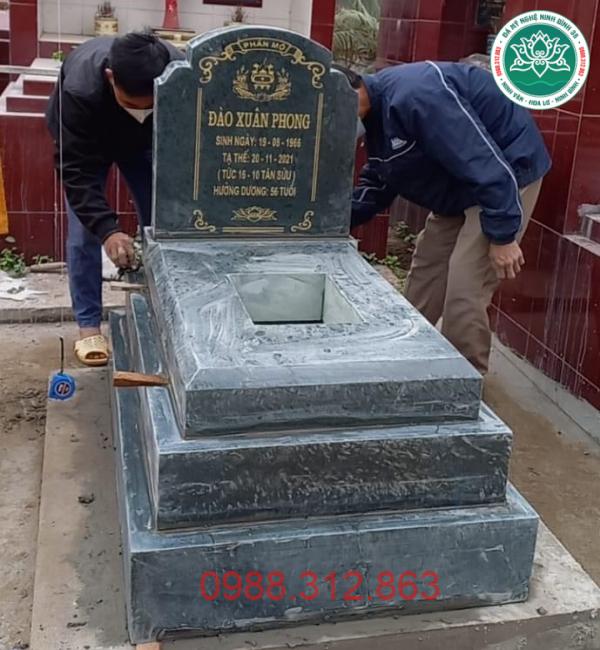 Mộ Đá Xanh Rêu MDXR 06