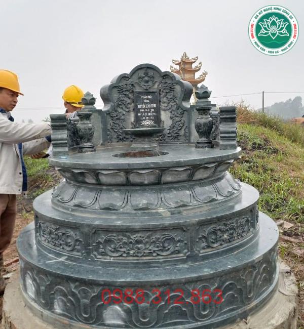 Mộ Đá Xanh Rêu MDXR 07